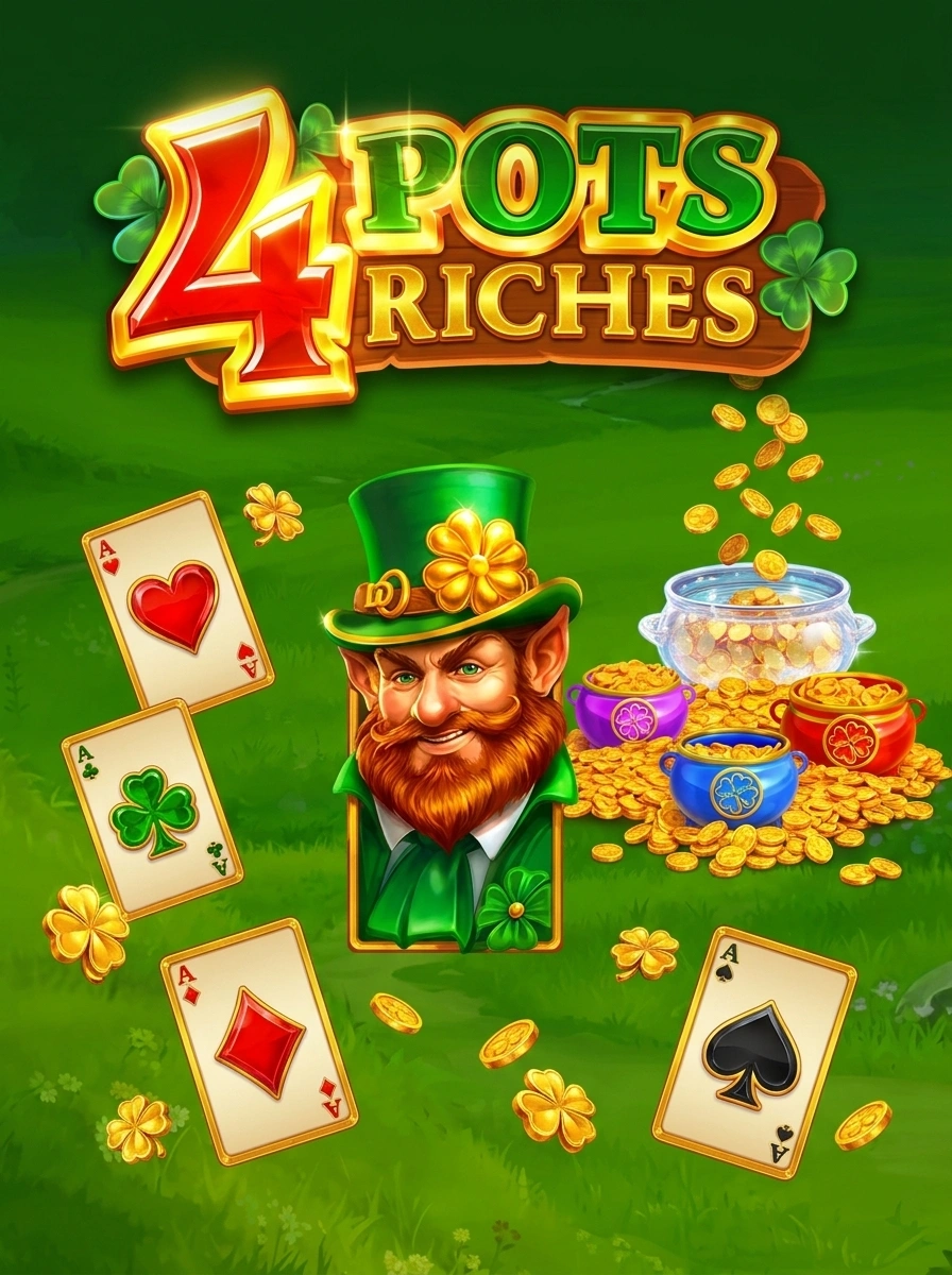 Prévia da página de destino de afiliado de 4 Pots Riches